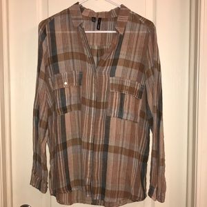 Mango suit button down shirt